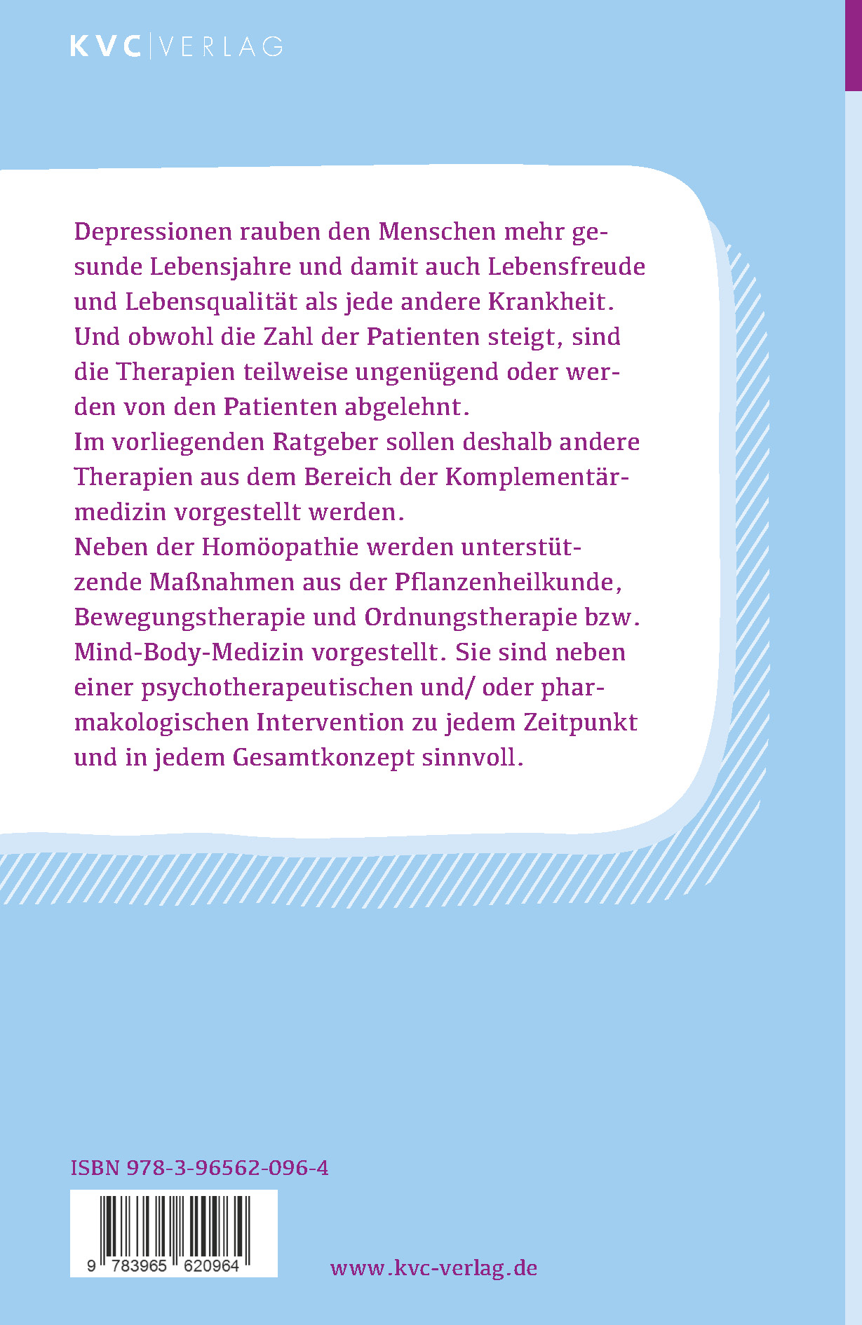 Rückseitencover Depression