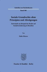 Vorderes Coverbild Soziale Grundrechte ohne Prinzipien und Abwägungen.