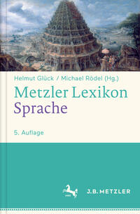Vorderes Coverbild Metzler Lexikon Sprache