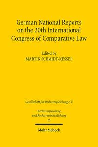 Vorderes Coverbild German National Reports on the 20th International Congress of Comparative Law