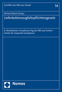 Vorderes Coverbild Lieferkettensorgfaltspflichtengesetz