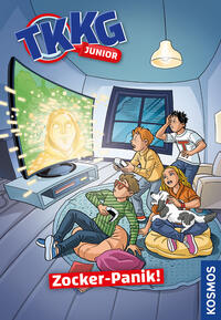 Vorderes Coverbild TKKG Junior, 22, Zocker-Panik!
