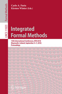 Vorderes Coverbild Integrated Formal Methods