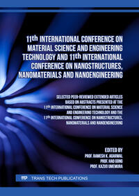 Vorderes Coverbild 11th International Conference on Material Science and Engineering Technology and 11th International Conference on Nanostructures, Nanomaterials and Nanoengineering