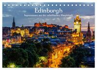 Vorderes Coverbild Edinburgh - Impressionen aus der schottischen Hauptstadt (Tischkalender 2025 DIN A5 quer), CALVENDO Monatskalender