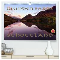 Vorderes Coverbild Wunderbares Schottland (hochwertiger Premium Wandkalender 2025 DIN A2 quer), Kunstdruck in Hochglanz