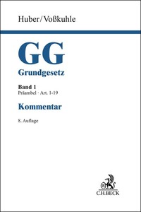 Vorderes Coverbild Grundgesetz Bd. 1: Präambel, Artikel 1-19