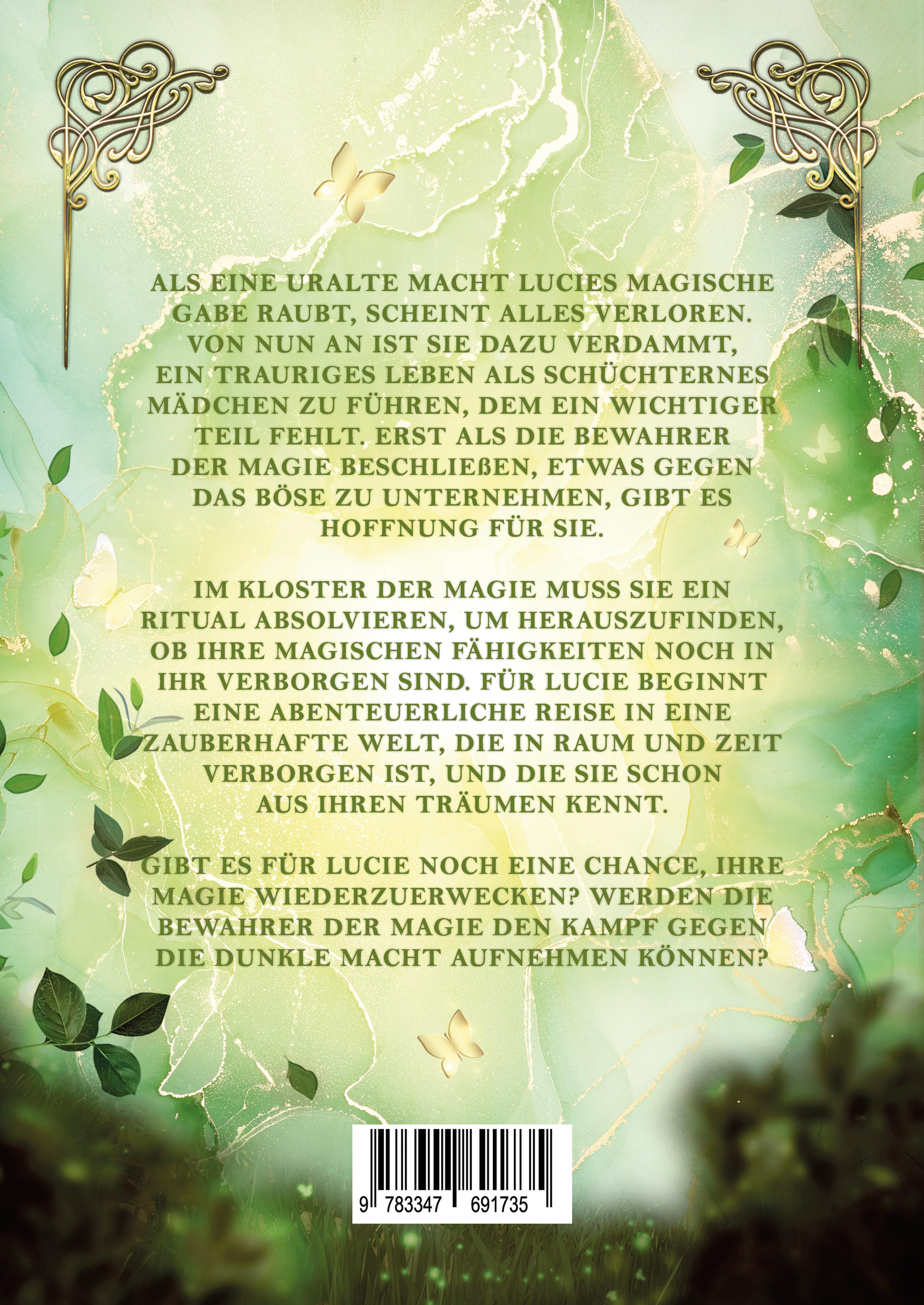 Rückseitencover Lucie und das Kloster der Magie - Das Erwachen