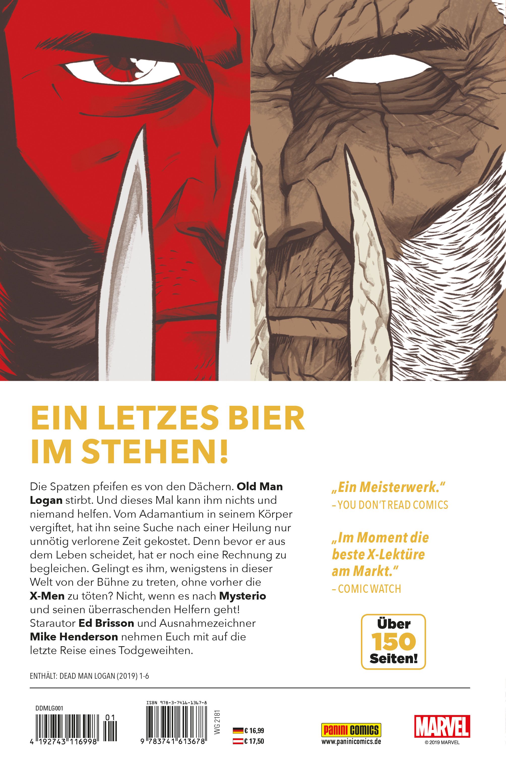 Rückseitencover Dead Man Logan