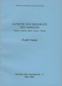 Vorderes Coverbild Aufsätze zur Geschichte der Harmonik