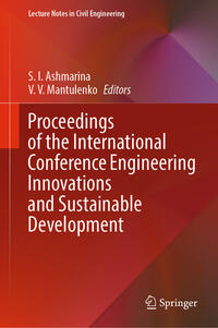 Vorderes Coverbild Proceedings of the International Conference Engineering Innovations and Sustainable Development