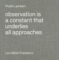 Vorderes Coverbild Observation Is a Constant That Underlies All Approaches