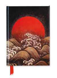 Vorderes Coverbild Premium Notizbuch DIN A5: Auf Lackleinwand – Sonne und See