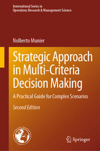 Vorderes Coverbild Strategic Approach in Multi-Criteria Decision Making