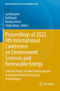 Vorderes Coverbild Proceedings of 2022 4th International Conference on Environment Sciences and Renewable Energy
