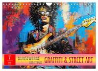 Vorderes Coverbild Graffiti & Street Art - Kunstwerke der Straße (Wandkalender 2025 DIN A4 quer), CALVENDO Monatskalender