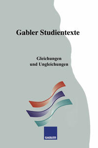 Vorderes Coverbild Gleichungen und Ungleichungen