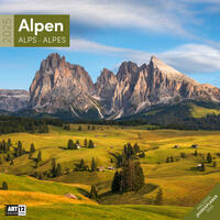 Vorderes Coverbild Alpen Kalender 2025 - 30x30