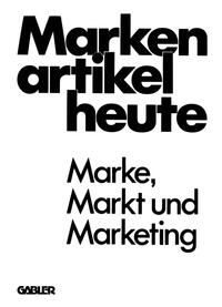 Vorderes Coverbild Markenartikel heute