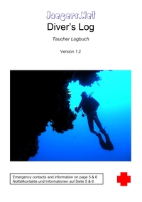 Vorderes Coverbild Jaegers.Net Diver's Log - Taucher Logbuch