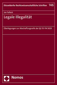 Vorderes Coverbild Legale Illegalität