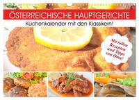 Vorderes Coverbild Österreichische Hauptgerichte. Küchenkalender mit den Klassikern! (Wandkalender 2026 DIN A3 quer), CALVENDO Monatskalender