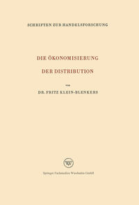 Vorderes Coverbild Die Ökonomisierung der Distribution