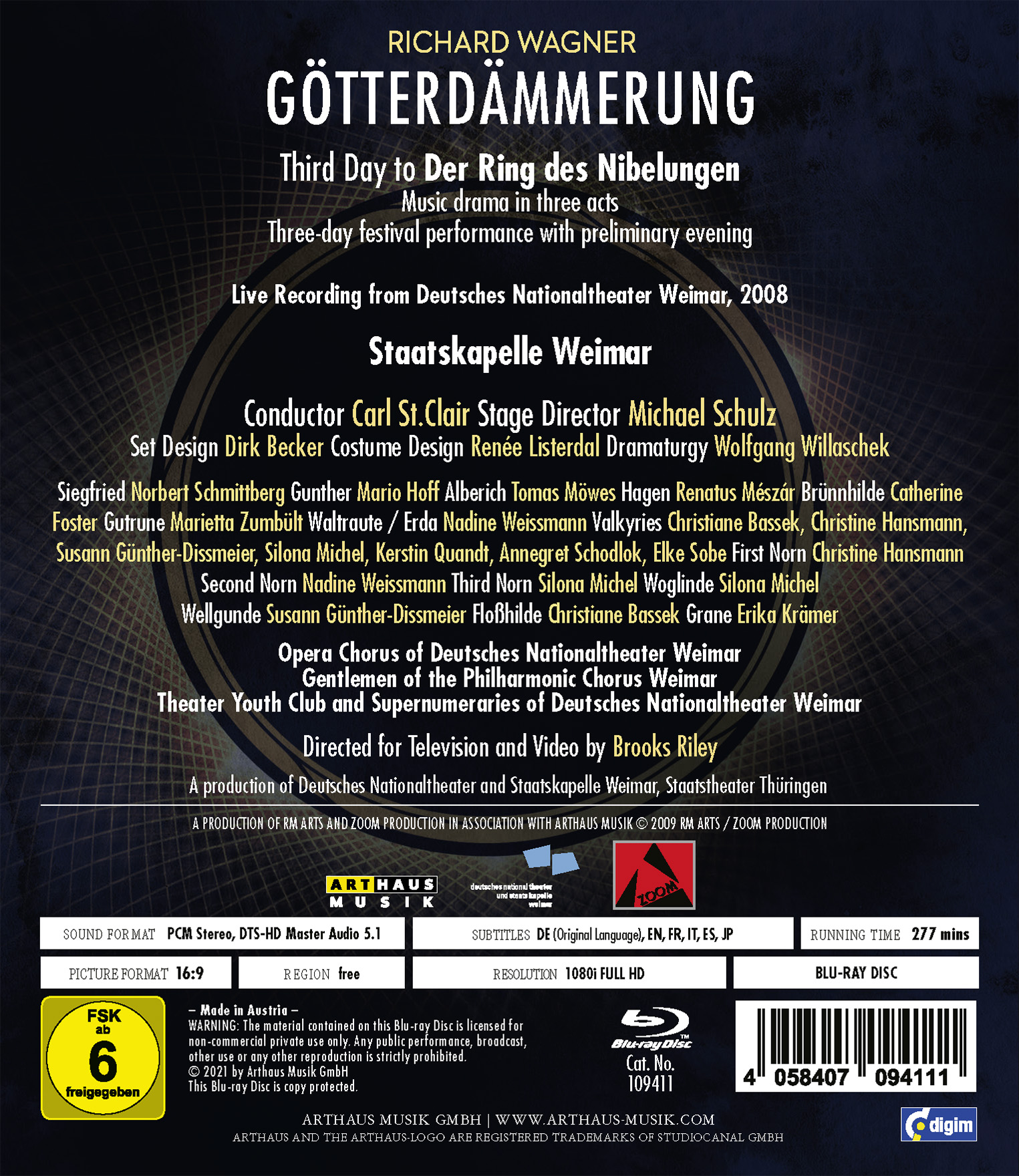 Rückseitencover Götterdämmerung