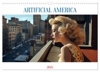 Vorderes Coverbild Artificial America (Wandkalender 2025 DIN A3 quer), CALVENDO Monatskalender