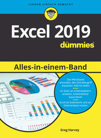 Vorderes Coverbild Excel 2019 Alles in einem Band für Dummies