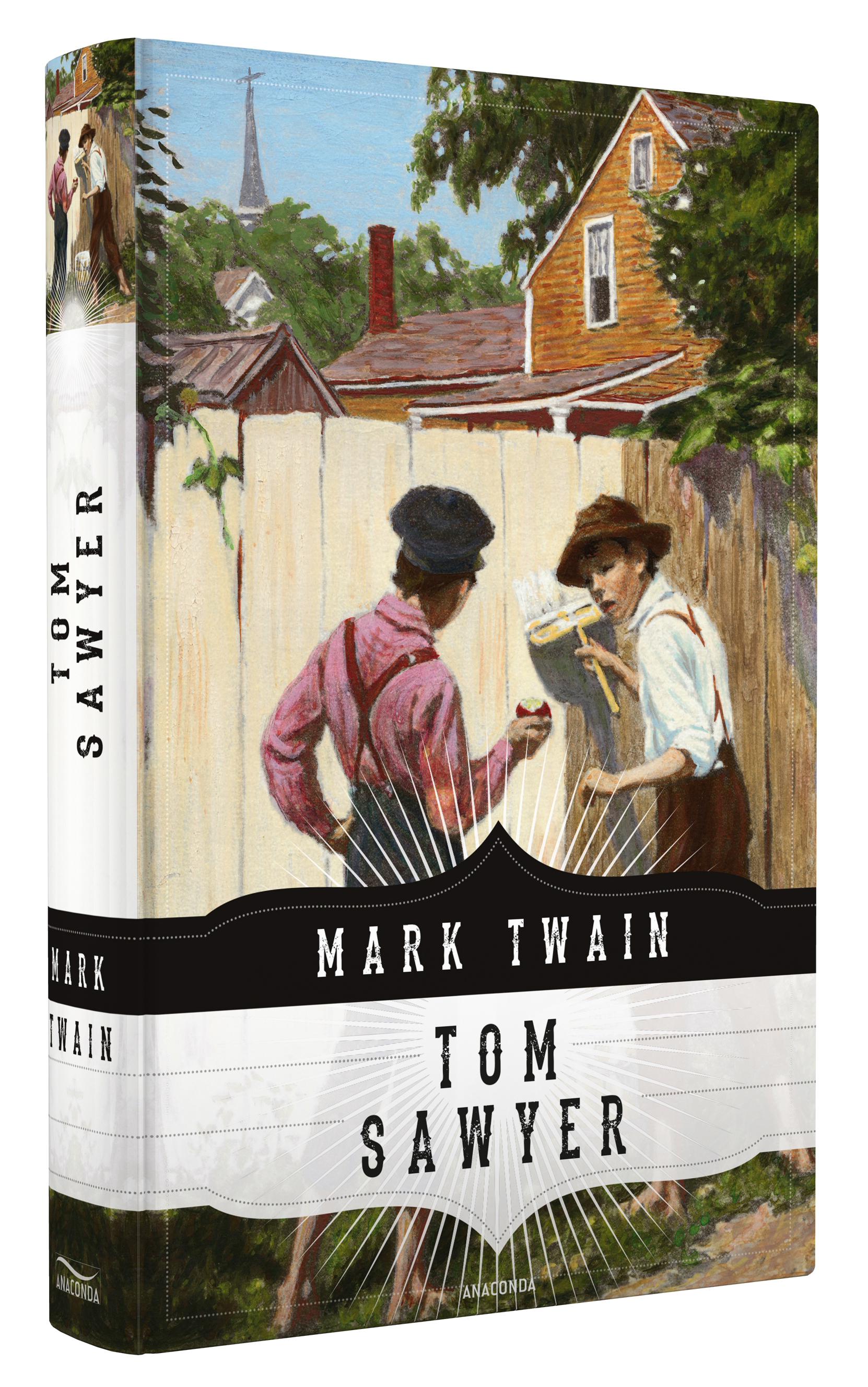 Beispielinhalt (Bild) Tom Sawyers Abenteuer (Anaconda Jugendbuchklassiker)