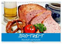 Vorderes Coverbild Brotzeit. Herzhaft und beliebt (Wandkalender 2025 DIN A4 quer), CALVENDO Monatskalender