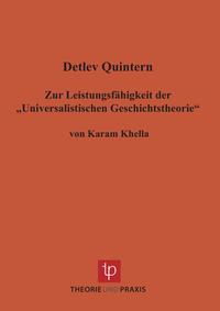 Vorderes Coverbild Zur Leistungsfähigkeit der „Universalistischen Geschichtstheorie“