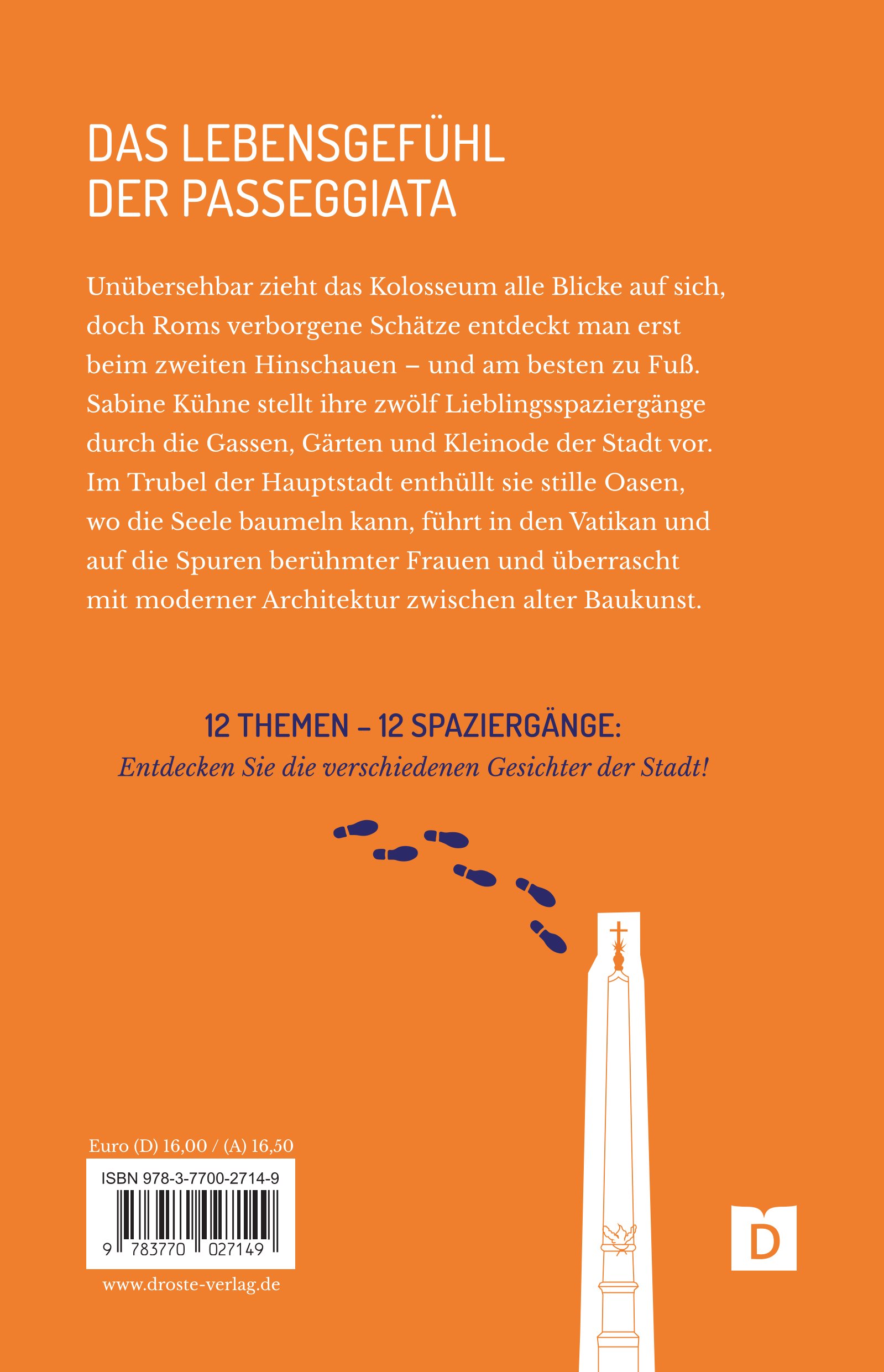 Rückseitencover Zu Fuß durch Rom