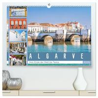 Vorderes Coverbild Algarve - Vom Ende der Welt bis Tavira (hochwertiger Premium Wandkalender 2025 DIN A2 quer), Kunstdruck in Hochglanz