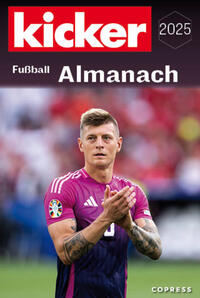 Vorderes Coverbild Kicker Fußball Almanach 2025