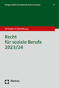 Vorderes Coverbild Recht für soziale Berufe 2023/24