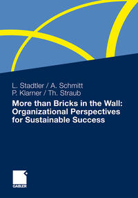Vorderes Coverbild More than Bricks in the Wall: Organizational Perspectives for Sustainable Success
