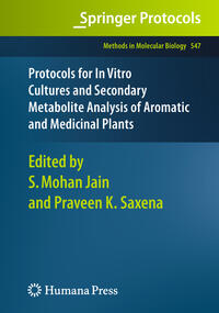 Vorderes Coverbild Protocols for In Vitro Cultures and Secondary Metabolite Analysis of Aromatic and Medicinal Plants