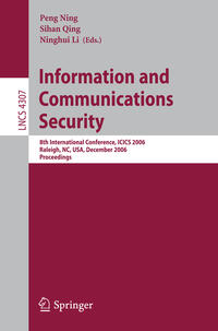 Vorderes Coverbild Information and Communications Security