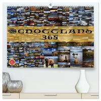 Vorderes Coverbild Schottland 365 (hochwertiger Premium Wandkalender 2025 DIN A2 quer), Kunstdruck in Hochglanz