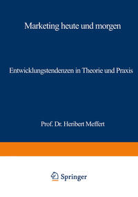 Vorderes Coverbild Marketing heute und morgen