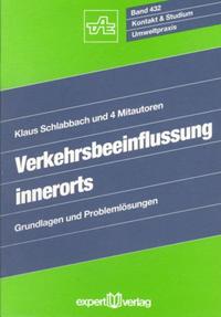 Vorderes Coverbild Verkehrsbeeinflussung innerorts