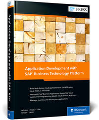 Vorderes Coverbild Application Development with SAP Business Technology Platform