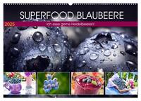 Vorderes Coverbild Superfood Blaubeere. Ich esse gerne Heidelbeeren! (Wandkalender 2025 DIN A2 quer), CALVENDO Monatskalender