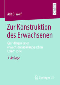 Vorderes Coverbild Zur Konstruktion des Erwachsenen