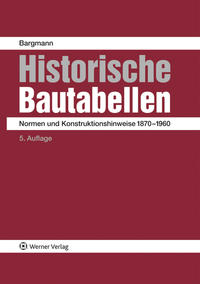 Vorderes Coverbild Historische Bautabellen