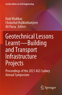 Vorderes Coverbild Geotechnical Lessons Learnt—Building and Transport Infrastructure Projects