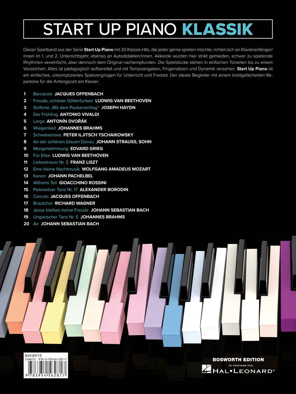 Rückseitencover Start Up Piano - Klassik