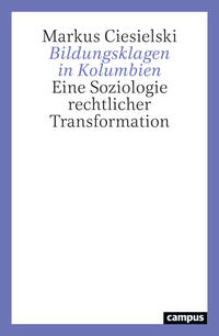 Vorderes Coverbild Bildungsklagen in Kolumbien